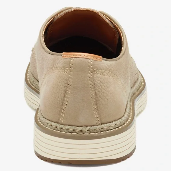 NWT Johnston & Murphy Upton Perfed Plain Toe Color: Taupe Nubuck Sz 8,5 (no box) - Picture 3 of 12